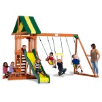 Complex de joaca Backyard Discovery - Sunnydale Prestige Swing Set- Centru multifuntional din lemn de cedru